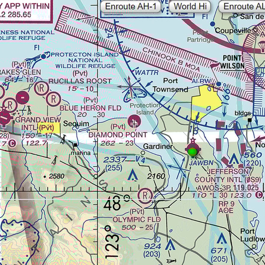 SkyVector sectional chart